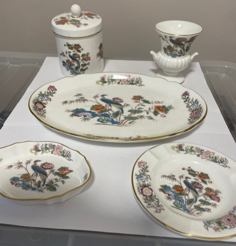 Wedgwood kutani crane design - kutani,