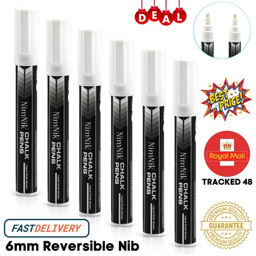 White liquid chalk pens - 6,