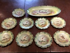 Set of Antique Fish course