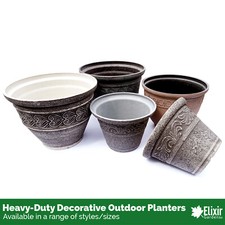 Rustic Stone Effect Pots |