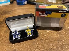 The Simpsons Official Cufflinks No 1 Dad Homer Simpson New Free Post U.K.
