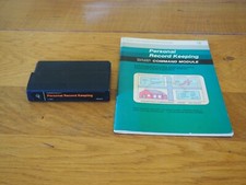 Texas Instruments TI-99/4a-Personal Record Keeping module + Handbook-Tested