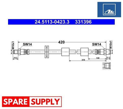Brake hose for bmw - brake, e31