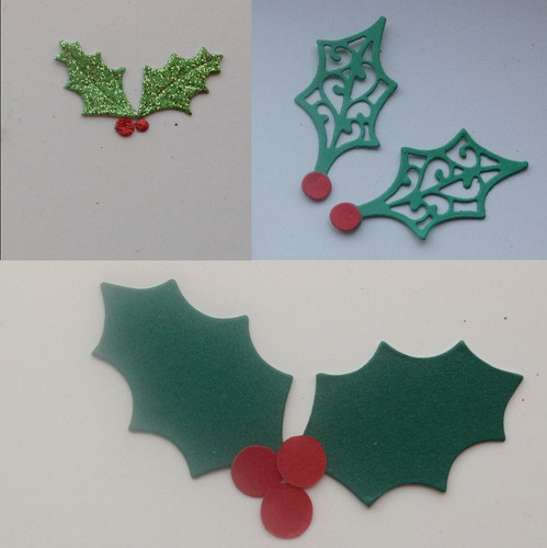 Christmas holly leaves - christmas,