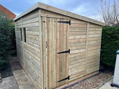 12x8 pent workshop - workshop, shed