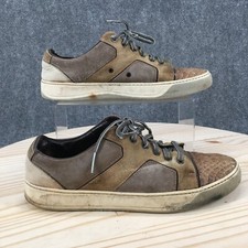 Lanvin Shoes Mens 7 Sneakers Multicolor Lace Up Low Top Comfort Round Toe Casual
