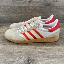 Adidas Busenitz Vintage Men's Size 13 Casual Skateboarding Shoes Grey Red Yellow