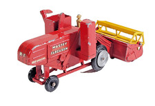 Matchbox K9 65 Claas Combine Harvester Red Yellow Color Diecast Model Unboxed