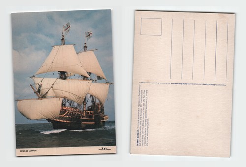 Postcard drakes galleon - -,