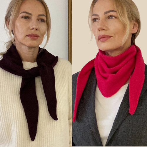 100 cashmere triangle - triangle, scarf