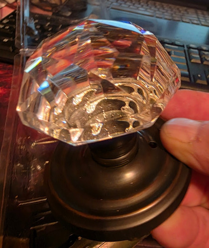 Crystal door knobs pack - knobs, 8.5-pack