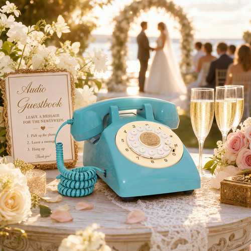 Vintage audio guestbook retro - audio,