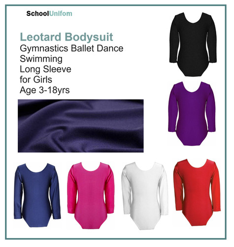 Girls leotard long sleeve - long,