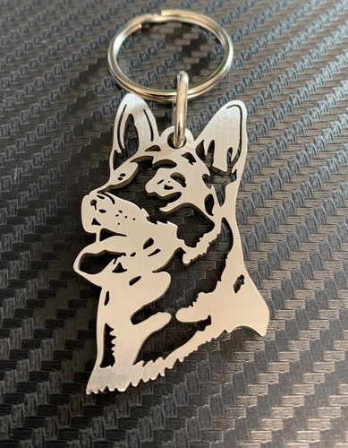 Alsatian keyring keychain key - alsatian,