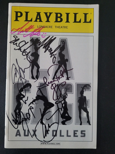 Cage aux folles playbill - folles,