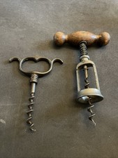 Two Vintage Antique Corkscrews