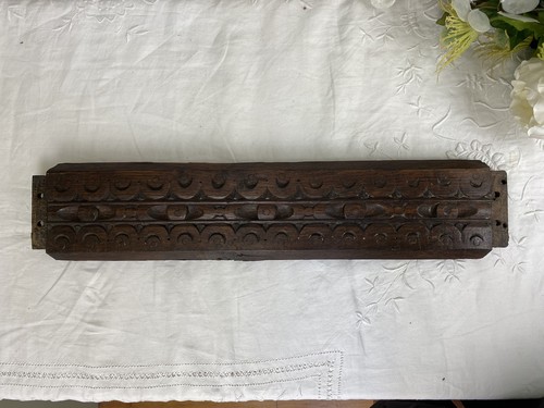Carved oak panel 17th - carved,