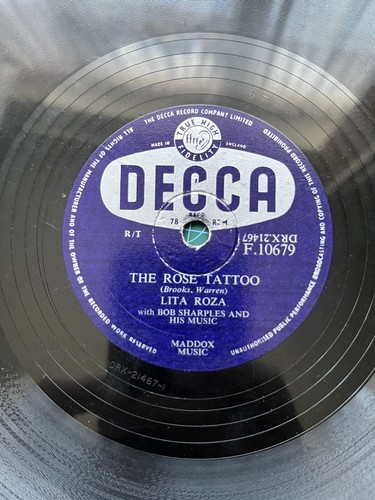 78rpm f10679 1956 - 78rpm, lita