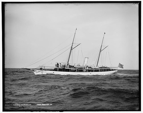 Photo wadena steam yacht - steam, 1890s