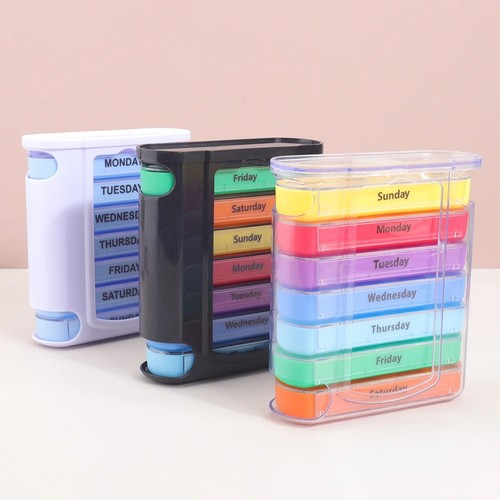 Weekly days pill box - weekly,