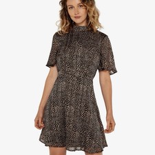 Apricot Ikat Dot Angel Sleeve