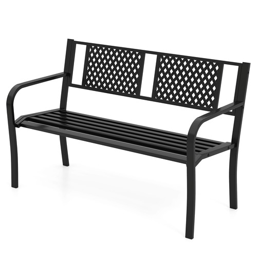 127cm garden bench outdoor - 127cm,
