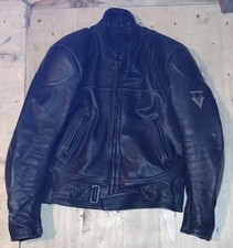 Frank Thomas Mens Leather Motorcycle Jacket  44