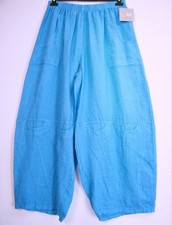 Italian 100% Linen Barrel Leg