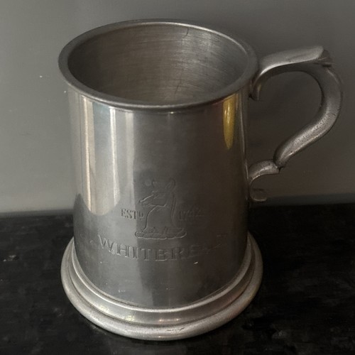 Whitbread pewter tankard - pewter,
