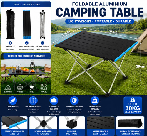 Folding camping table small - folding,
