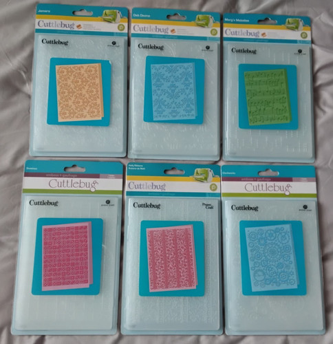 Large cuttlebug embossing - x,