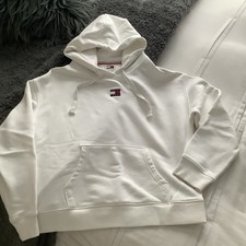 Ladies White Tommy Hilfiger Sweatshirt Size Medium ￼