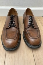 Vintage Red Wing Moc Toe Oxford Brown Leather Shoes Size 9 D Lace Up