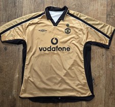 Authentic Manchester United 2001/2002 Reversible Centenary Shirt XL