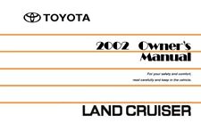 2002 Toyota Land Cruiser Owners Manual User Guide