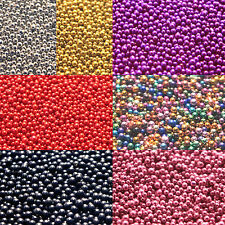 20 or 40 grams 0.7mm No Hole Glass Micro Accent Caviar Beads Glitter Nail Crafts
