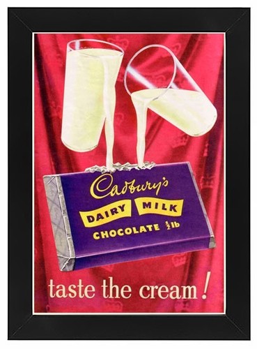 Ad80 vintage cadbury - vintage, dairy