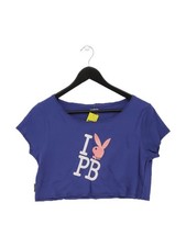 Playboy Women's Top UK 14 Blue