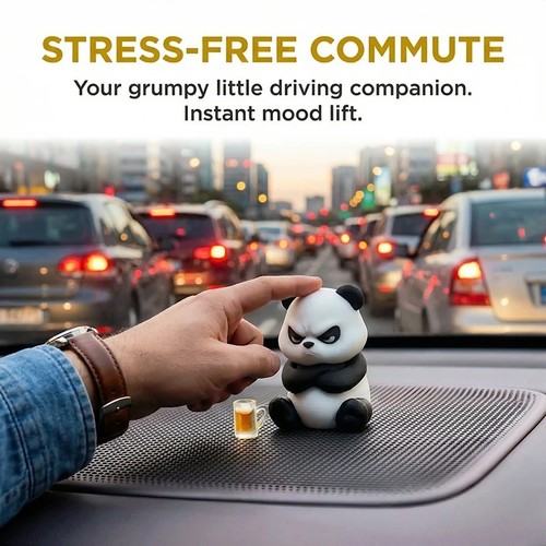Printed panda ornament - 3d,