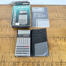 Casio Program FX-3600Pv calculator Scientific Maths Calculator Vintage Boxed FX