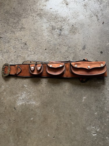 Vtg custom leather holster - vtg,