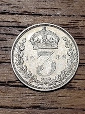 1888 Queen Victoria Silver
