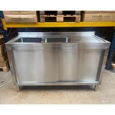Double Bowl Sink Cupboard -