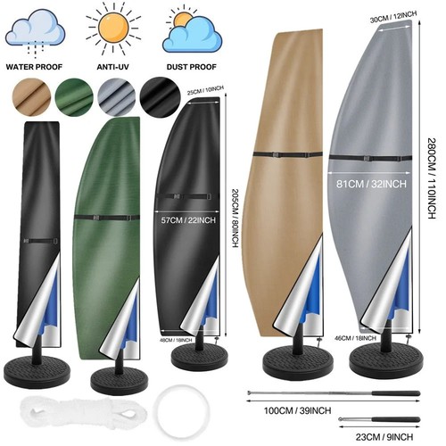Parasol banana umbrella cover - banana,