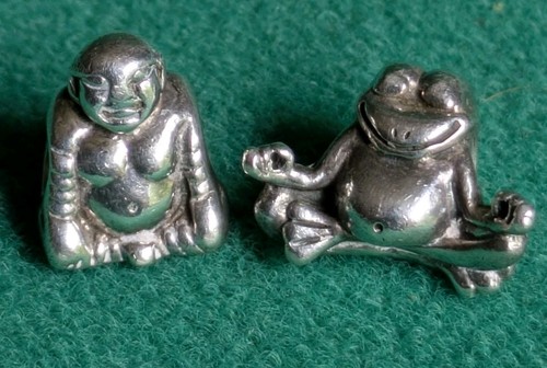 Pair chamilia sterling - (2),