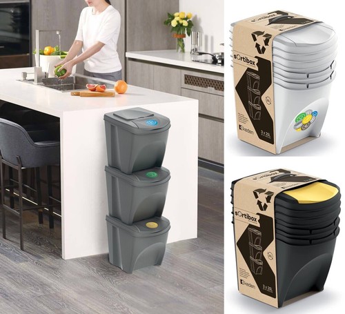 Sorting waste bin recycling - sorting,