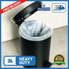 3 Litre Pedal Bin Bags White