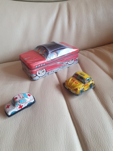 Lot tinplate toys car cars - ,