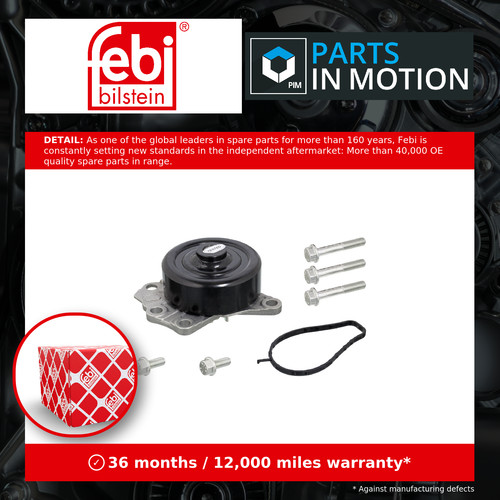Water pump fits - toyota, aygo