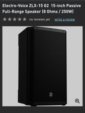 =3x speakers =Electro-Voice